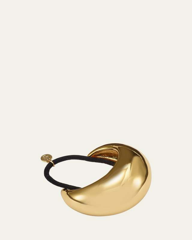 Glossy Dome Brass Pony Cuff